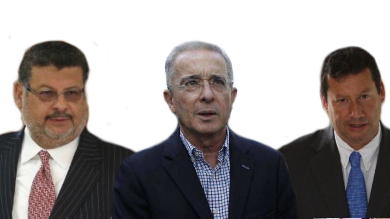 Álvaro Uribe, Jaime Lombana y Jaime Granados