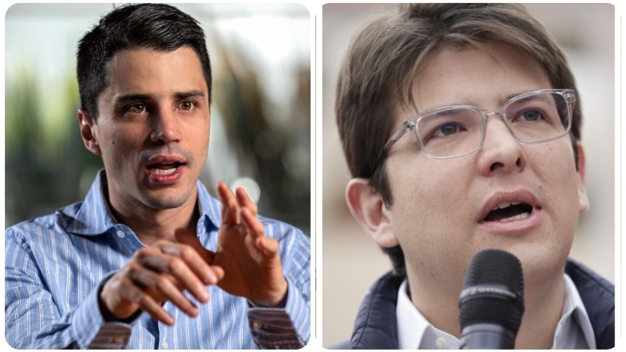 Tomás Uribe y Miguel Uribe Turbay.