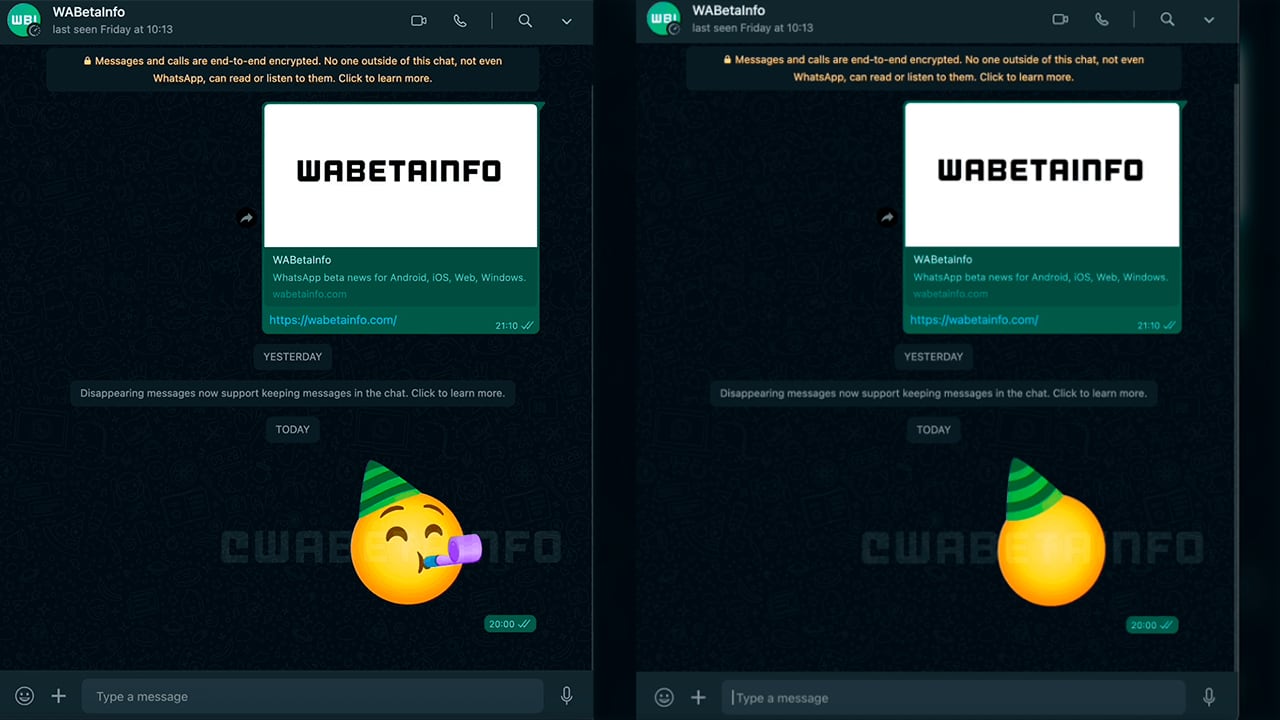 WhatsApp permitirá usar emojis animados en los chats.
