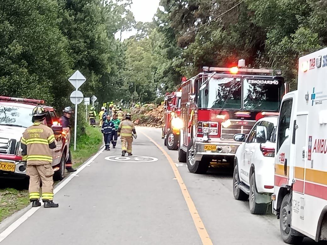 Los organismos de socorro atienden la emergencia.