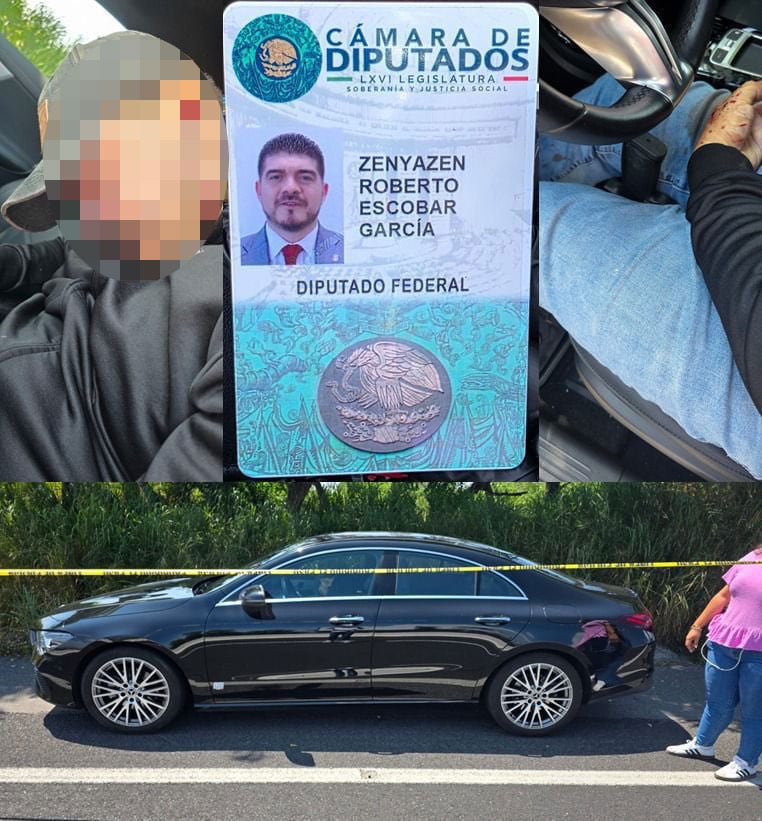 El diputado fue hallado muerto dentro del vehículo en plena carretera