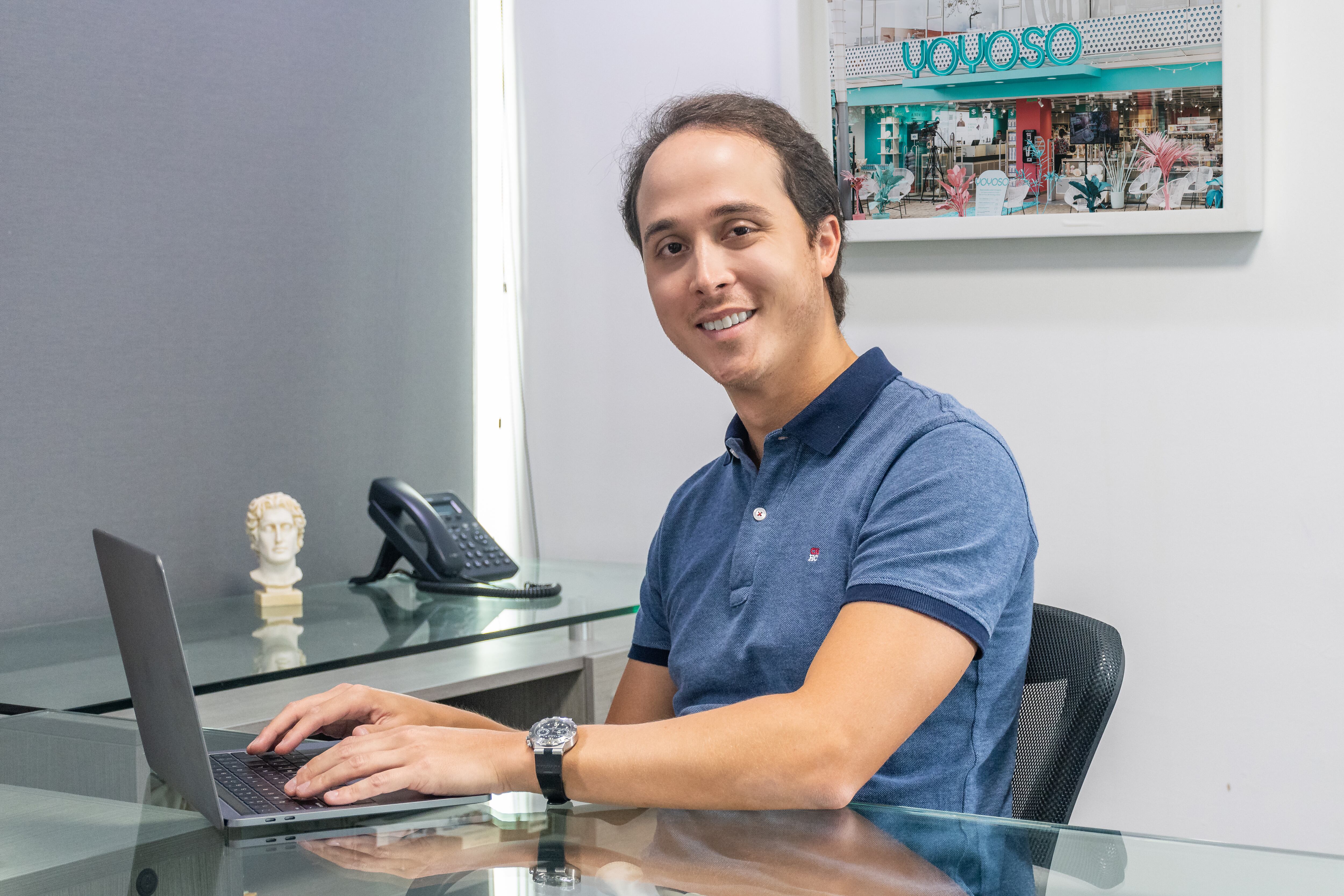 David Ravachi es quien dirige las operaciones de Yoyoso en Colombia