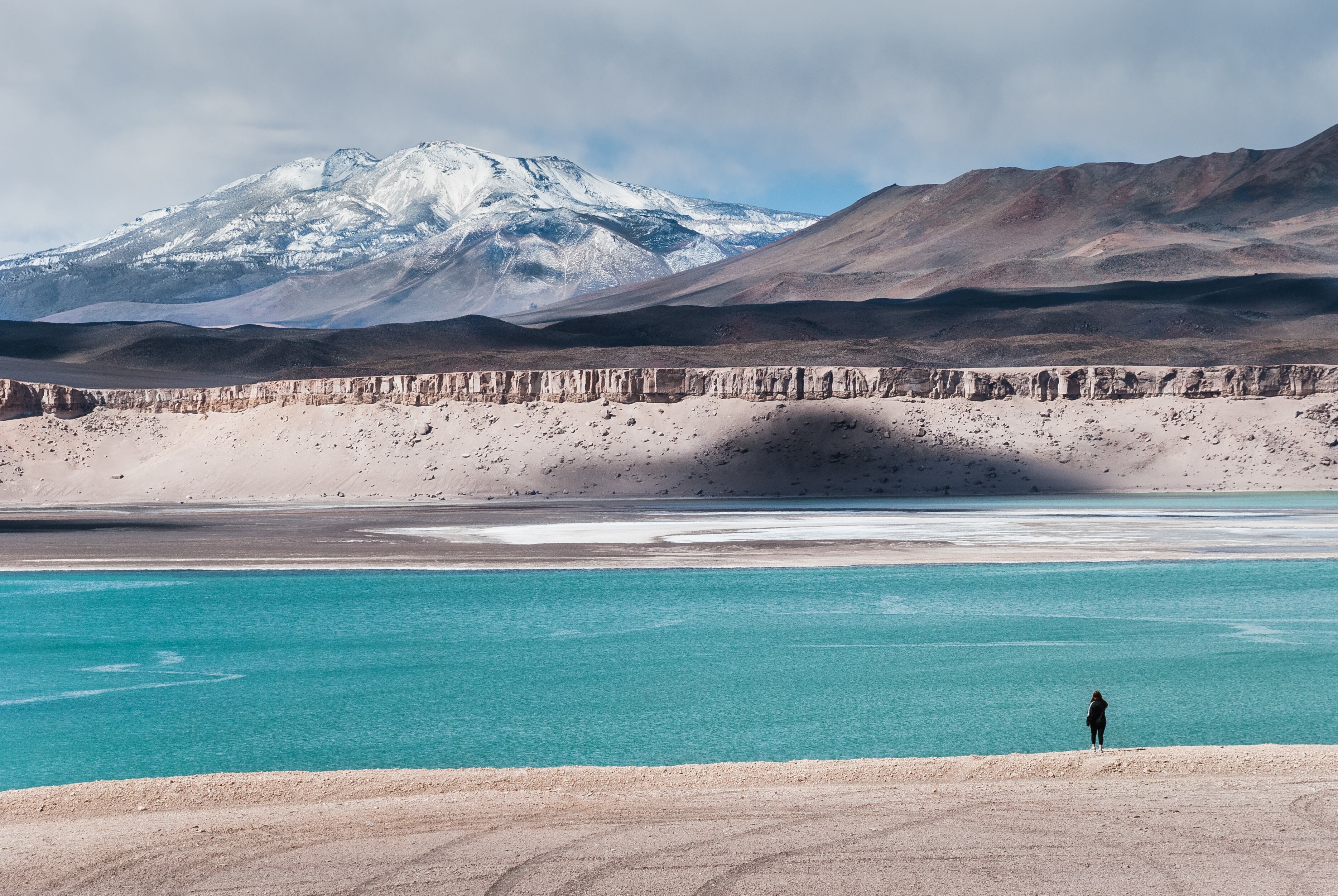 Lago del volcán de los Ojos del Salado