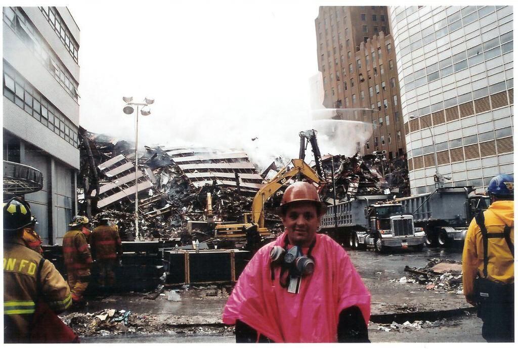 Restos de las torres gemelas captadas por el fotoperiodista Luis Evelio Salgado. Foto: Luis Evelio Salgado