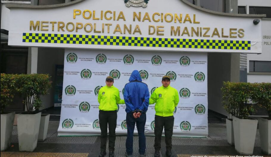 Sergio Alejandro Marín Blandón, hombre judicializado en Manizales.
