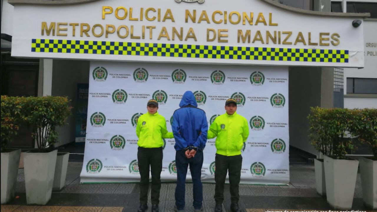 Sergio Alejandro Marín Blandón, el hombre judicializado en Manizales.