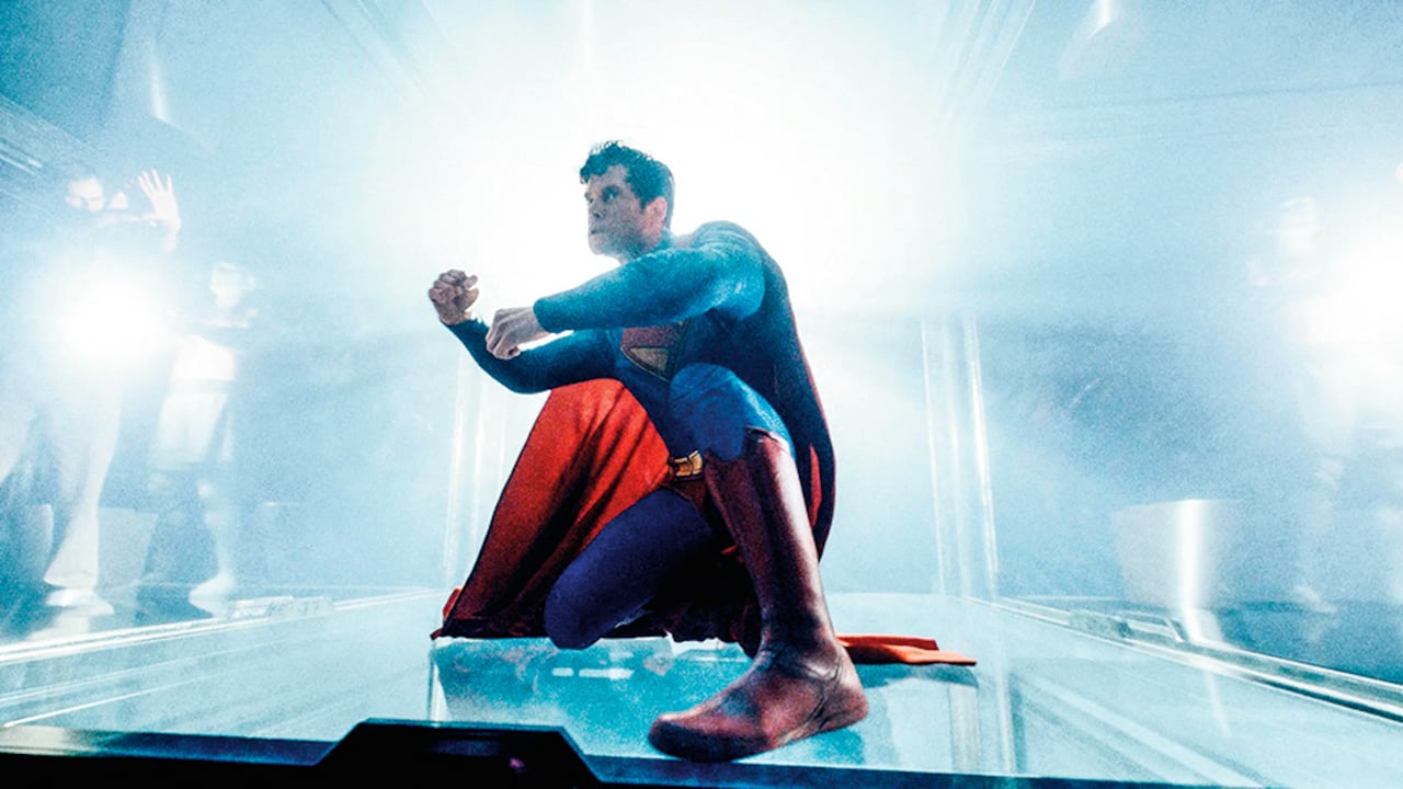 David Corenswet es el actor que se puso la capa roja.