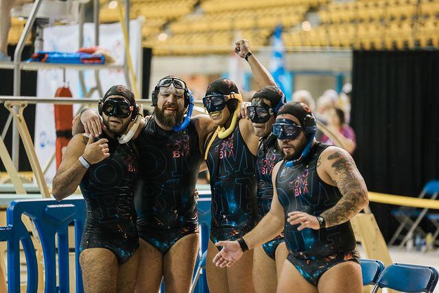 Selección Colombia Rugby subacuático.