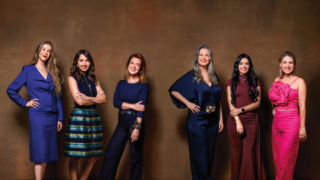 De izquierda a derecha: Eleonora Morales, Carmenza Alarcón, Julita Barreto, Carolina Angarita Barrientos, Tatiana Salazar Barrientos y Paula Andrea Restrepo