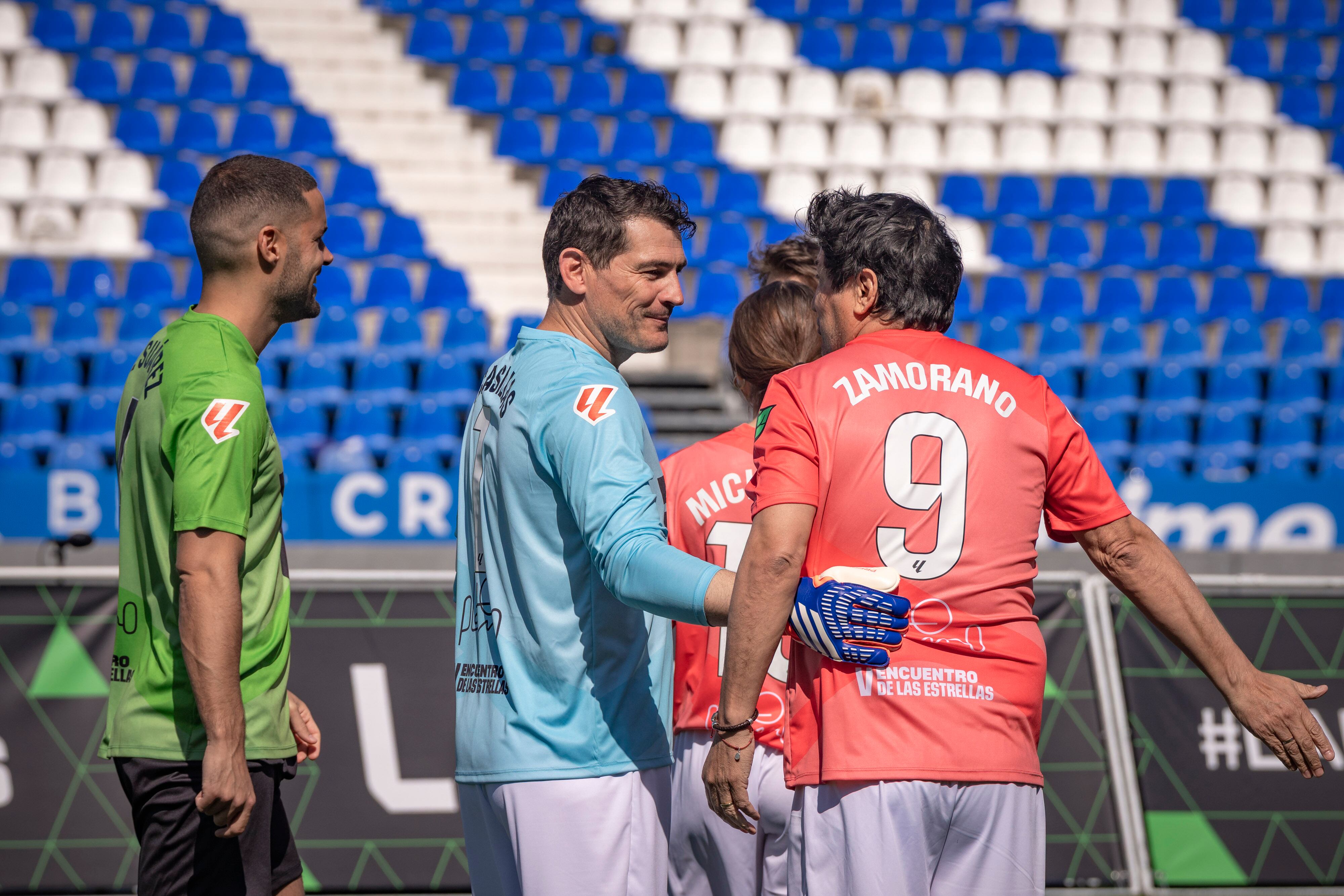Ver jugar a dos leyendas como Iker Casillas e Iván Zamorano, que han dejado huellas imborrables en le Real Madrid, ha sido un placer.