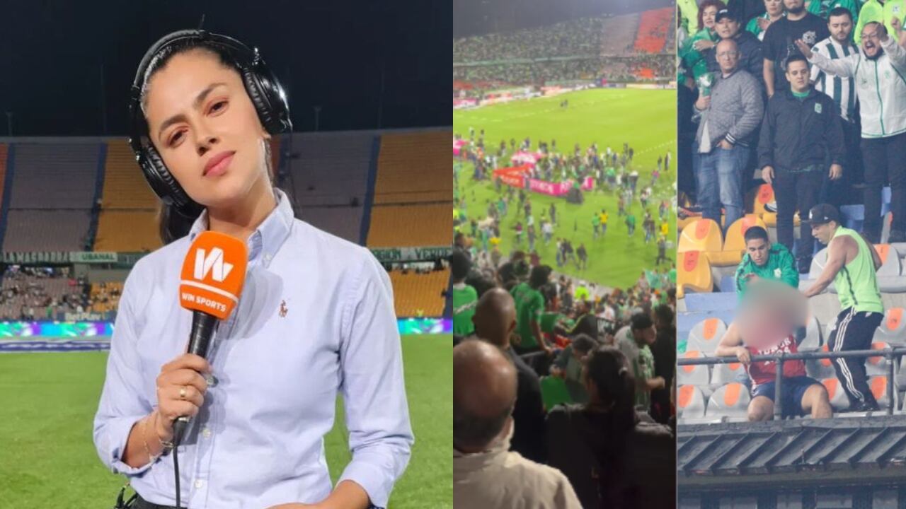 La periodista relató cómo vivió el hecho de violencia ocurrido en el escenario deportivo.