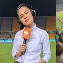 La periodista relató cómo vivió el hecho de violencia ocurrido en el escenario deportivo.