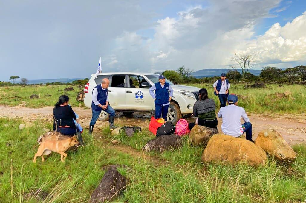 Las cinco personas rescatadas se encontraban confinados en una zona apartada jurisdicción de Tame, Arauca en condiciones de riesgo.
