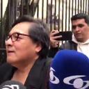 La mujer fue consultada por varios medios de comunicación, pero no quiso entregar mayores declaraciones.