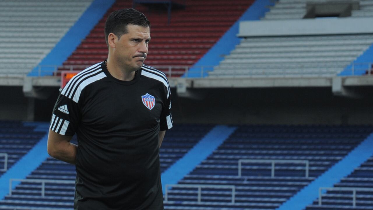 Juan Cruz Real, técnico del Junior de Barranquilla.