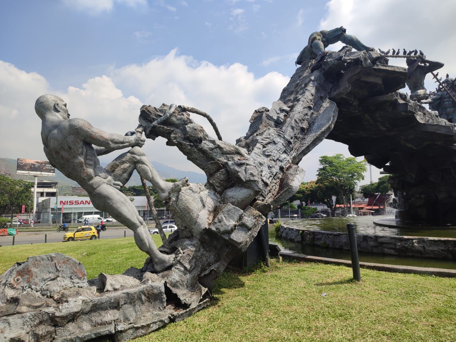 Esta obra representa el patriotismo y solidaridad del pueblo caleño
