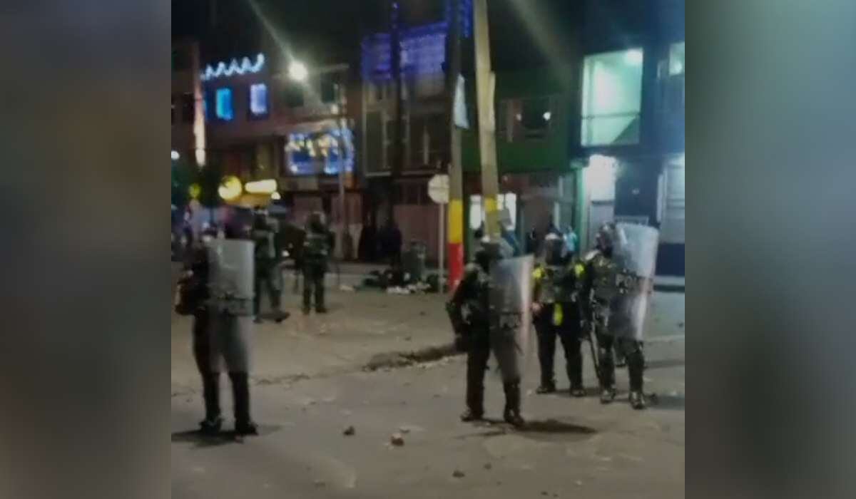 Habitantes de Bellavista, Kennedy, se enfrentaron con las autoridades tras la liberación de un presunto violador.