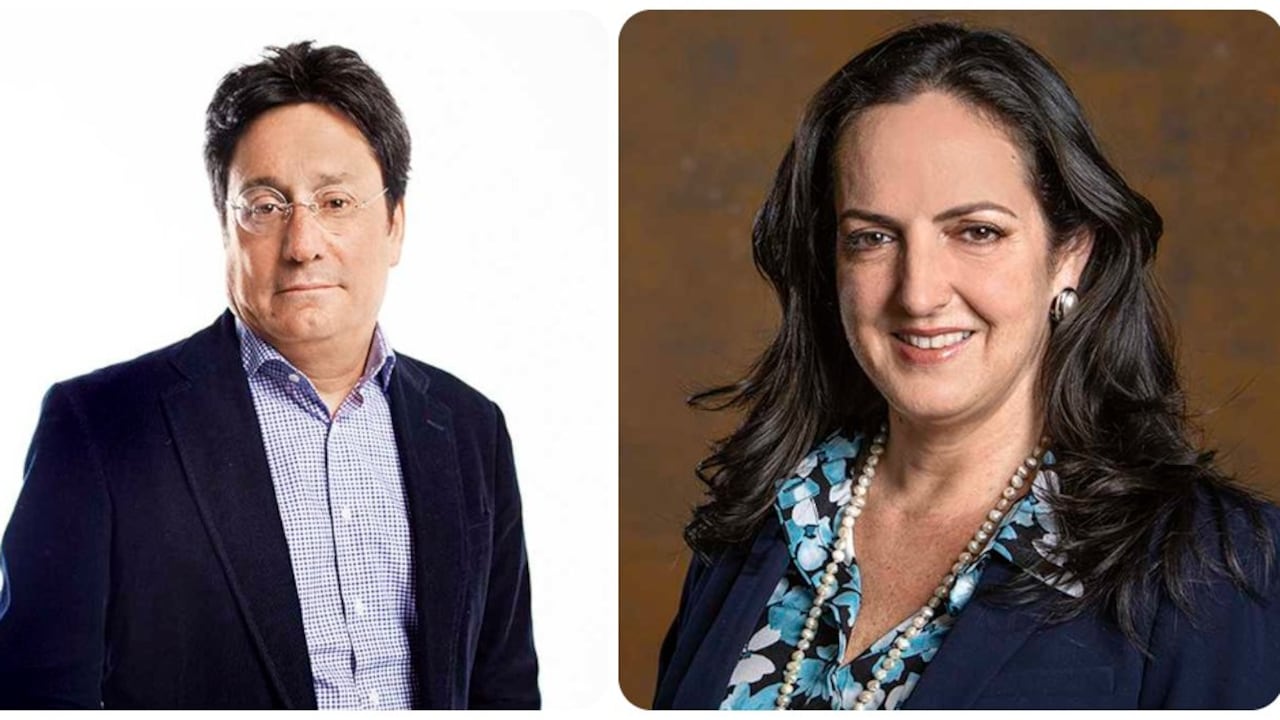 Francisco Santos y María Fernanda Cabal.