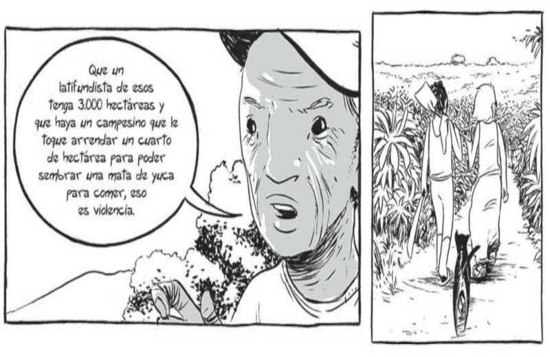 El libro se divide en tres partes: la primera y la tercera fueron dibujadas por Camilo Aguirre y la segunda por Henry Díaz.