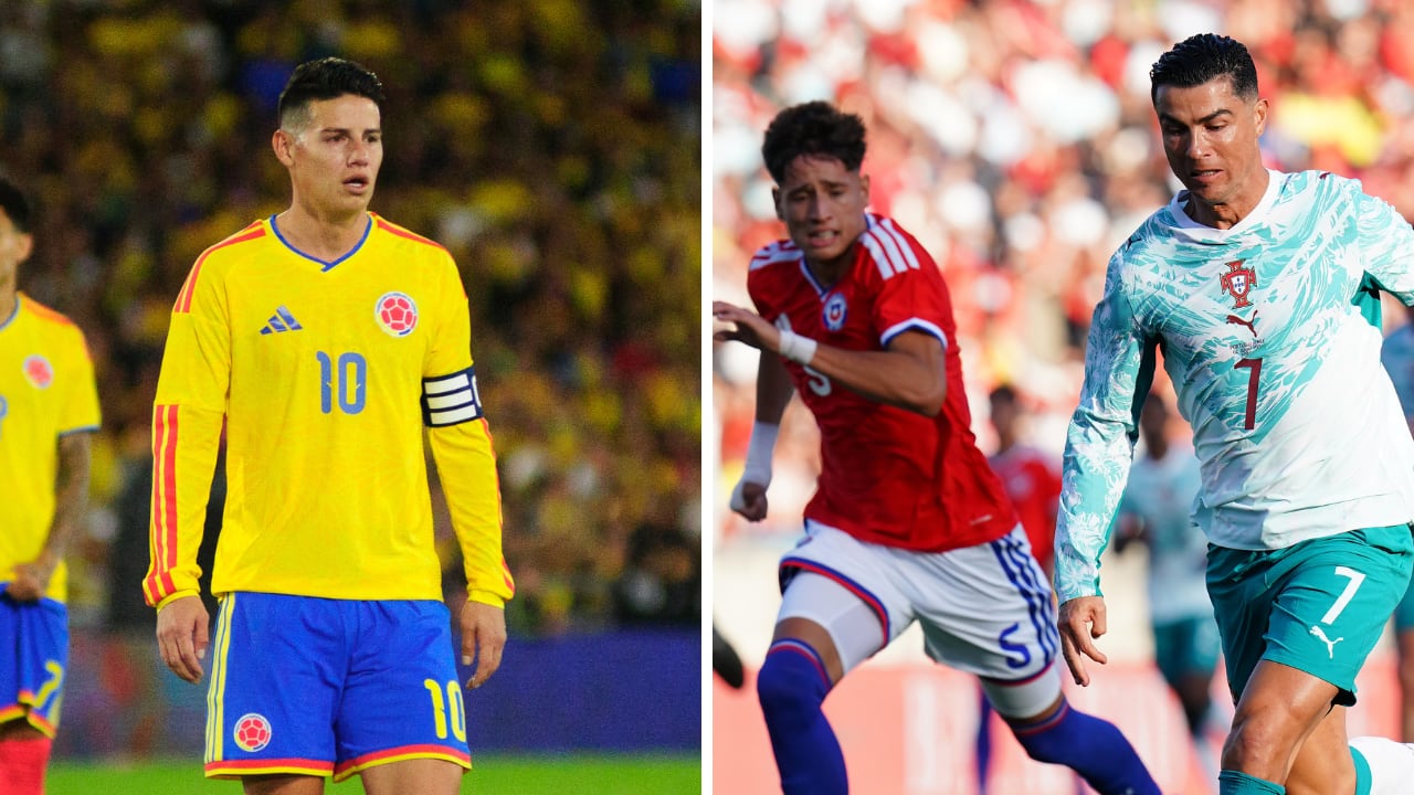 La Selección Colombia observa con atención el triunfo de Portugal sobre Chile en amistoso.