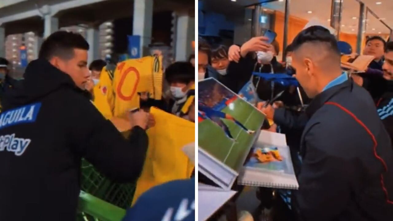 James Rodríguez y Falcao García fueron ovacionados en Asia por los hinchas de Japón.