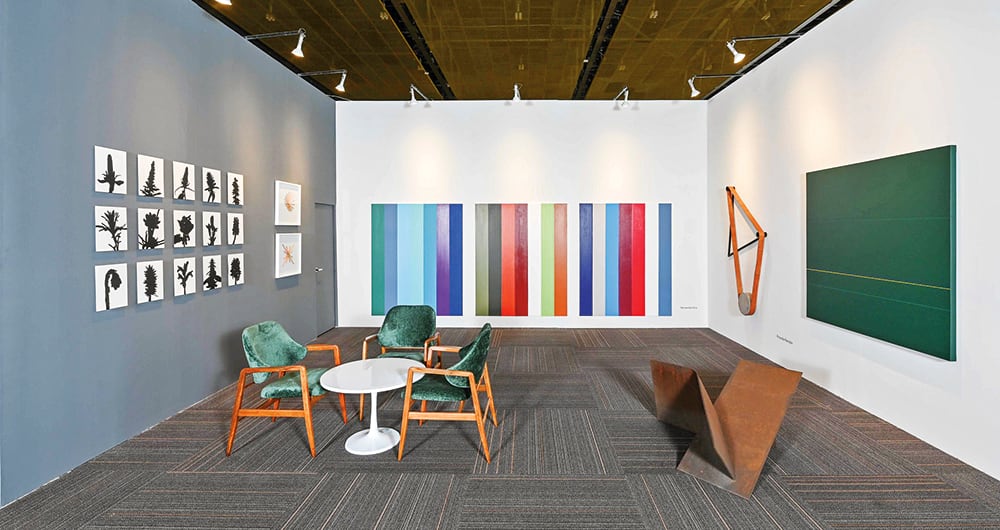 Así se vio el despliegue de Galería nueveochenta en 2023, el primer año de la feria en dicho centro de convenciones.