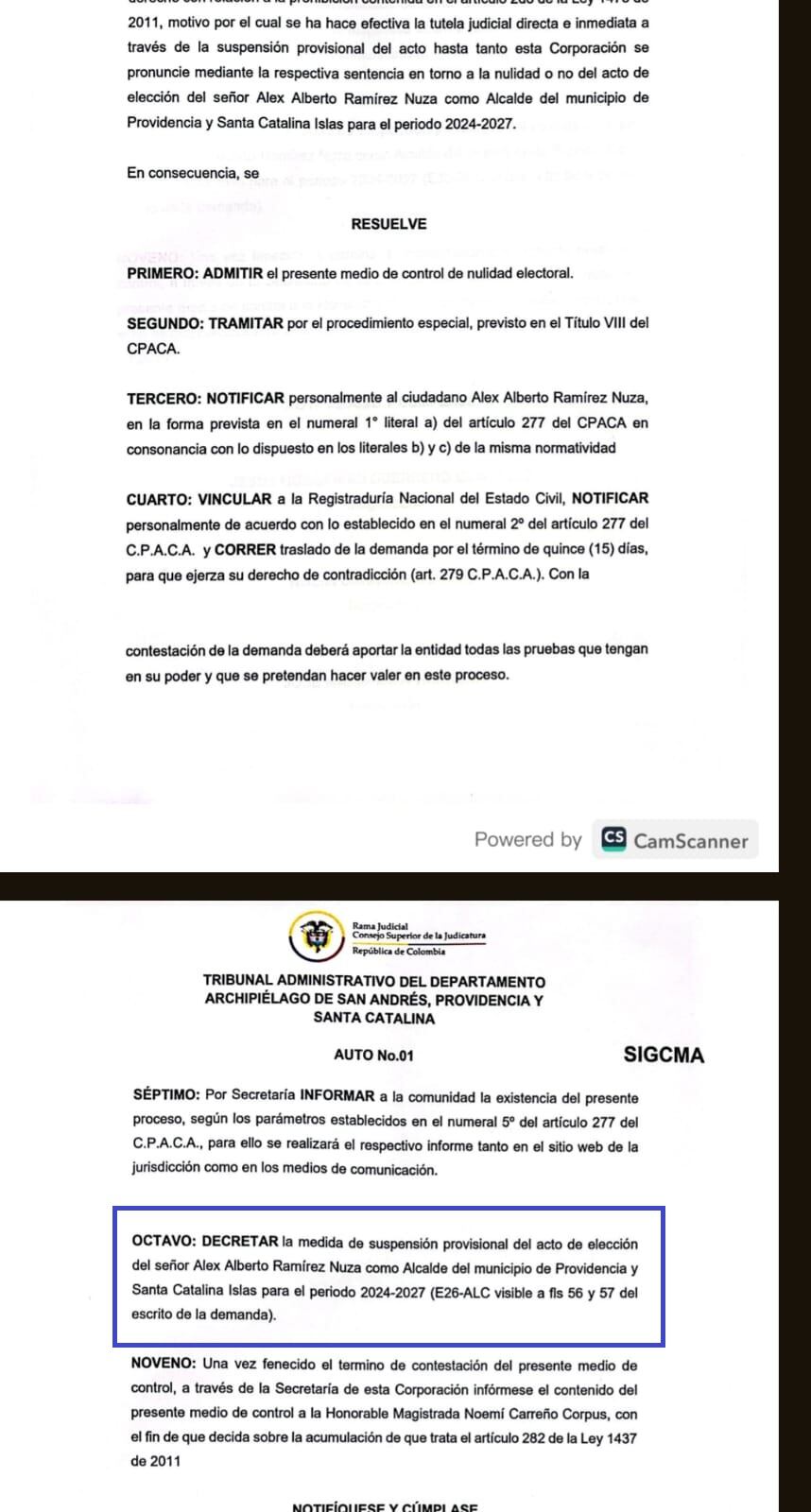 Alcalde de Providencia fue suspendido mientras se estudia una demanda en su contra.