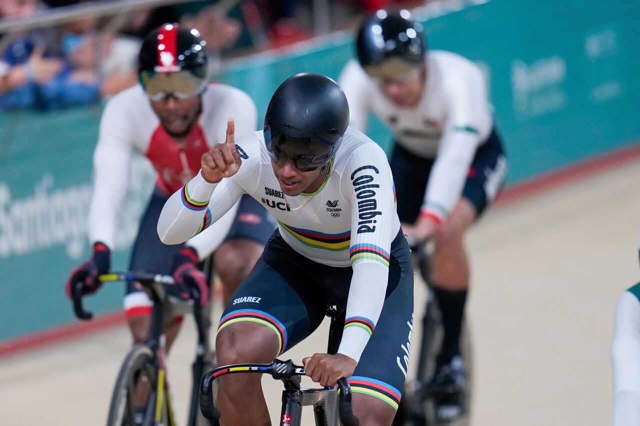 Kevin Quintero ganó medalla de oro en la prueba de Keirin en los Juegos Panamericanos.