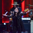 Ana Gabriel se presenta durante el Concierto Tributo al Premio Gershwin 2015 en honor a Willie Nelson en DAR Constitution Hall en Washington DC el 18 de noviembre de 2015.