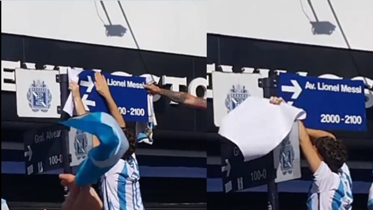 Los argentinos han encontrado diferentes formas de rendir tributo al astro argentino Lionel Messi.