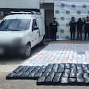 El cargamento de marihuana.