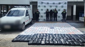 El cargamento de marihuana.