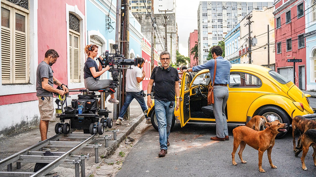 Una genial imagen del rodaje de una producción que le sigue dando la vuelta al mundo, luego de un periodo largo de exhibición en salas. Hay funciones en la Cinemateca de Bogotá y también se puede ver en MUBI.