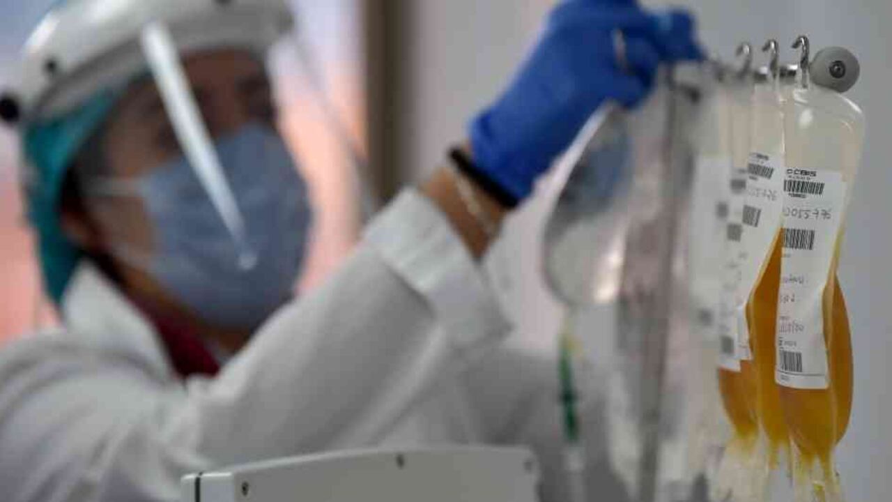 El tratamiento con plasma que se está investigando actualmente en Bogotá.