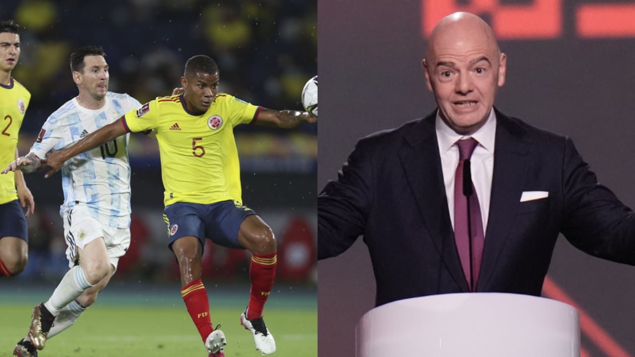 Eliminatoria Conmebol, Gianni Infantino. Foto: AP/Fernando Vergara//AP/Hassan Ammar