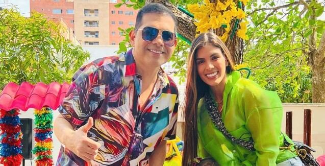 La esposa de Peter Manjarrés habló de su relación con el cantante