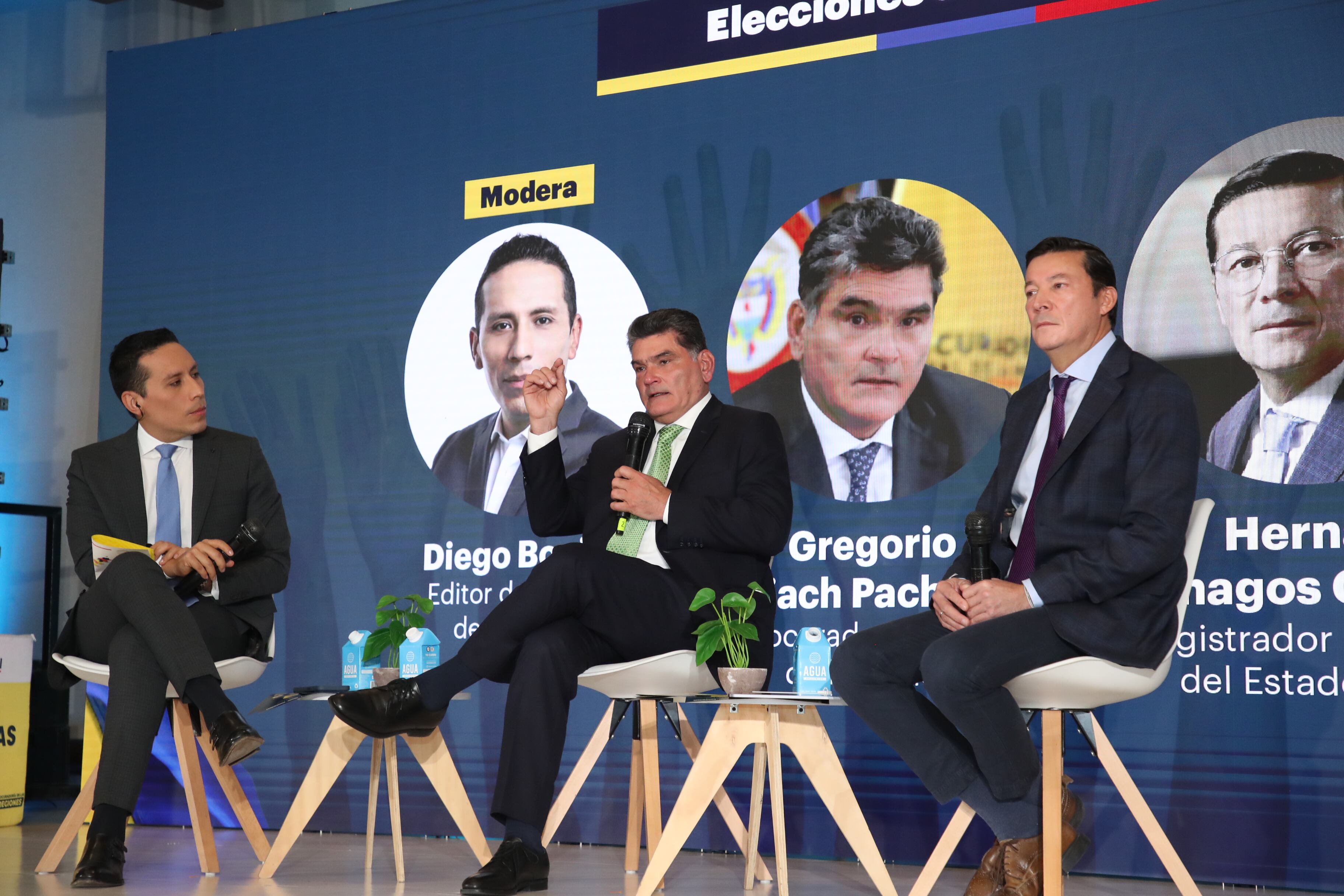 Elecciones en paz
Gregorio Eljach
Procurador General de Colombia
●	Hernán Penagos Giraldo
Registrador Nacional del Estado Civil

Modera: Diego Bonilla
Editor de Política de SEMANA