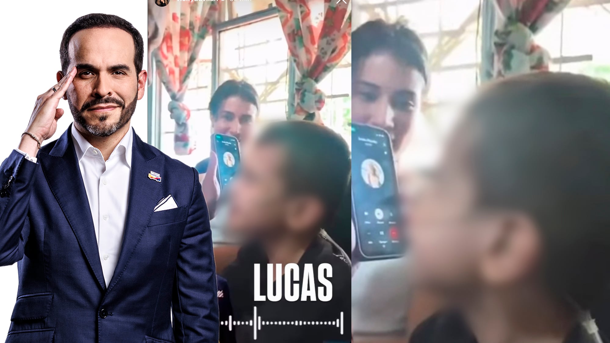 El presidente Abelardo De La Espriella llamó al menor Lucas Murillo.