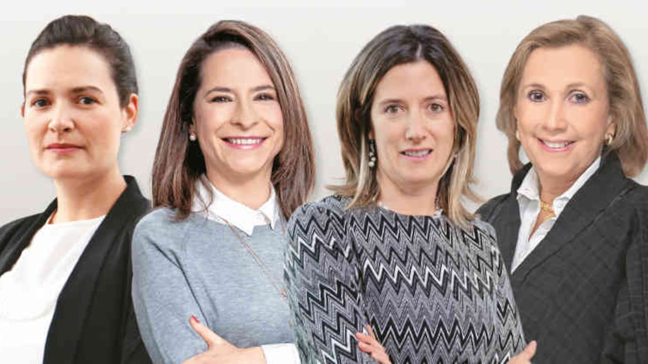 María Adelaida Restrepo (Bancolombia), Ana María Giraldo (GBS Nogal), Natalia Ramírez (MBA Lazard), Marta Juliana Silva (Presidente de Silk).