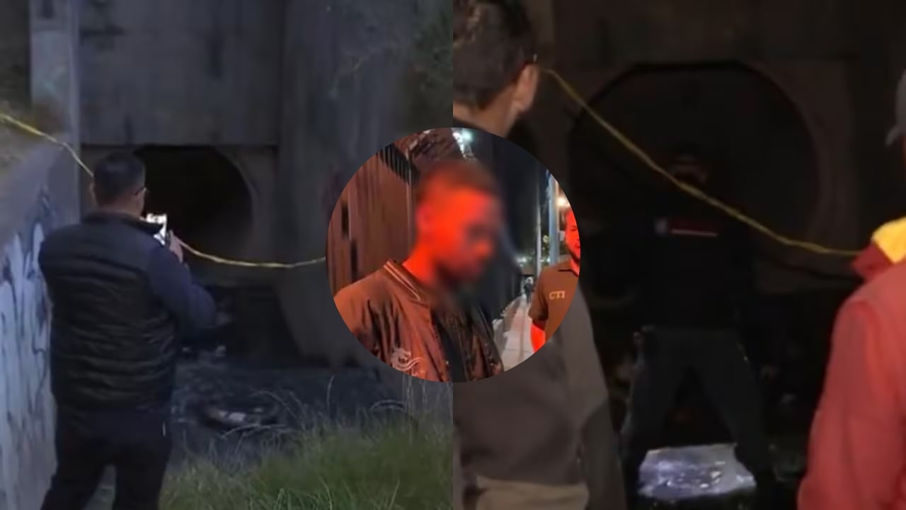 Este es el sitio en el que fue encontrado el cuerpo de la menor y el señalado asesino.