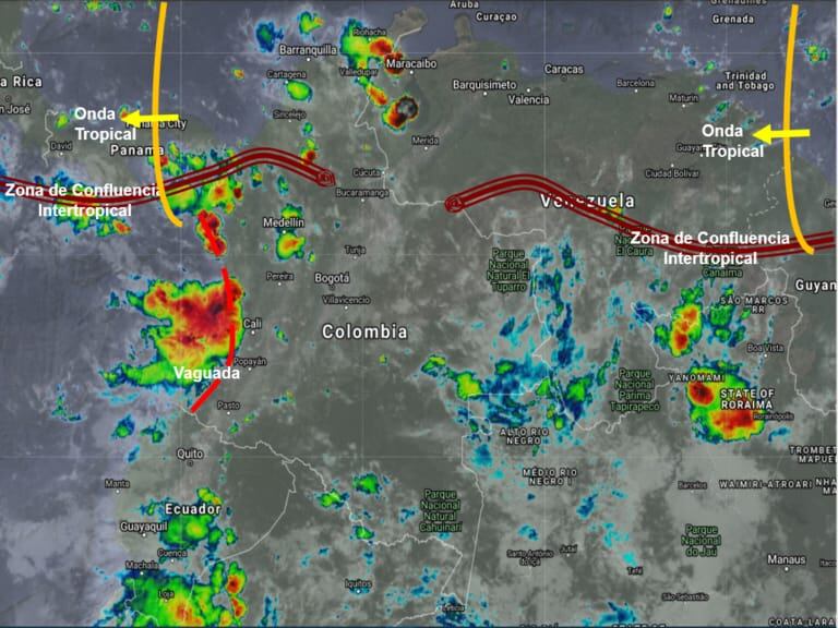 Pronóstico del Ideam del estado del tiempo para este martes 19 de octubre.