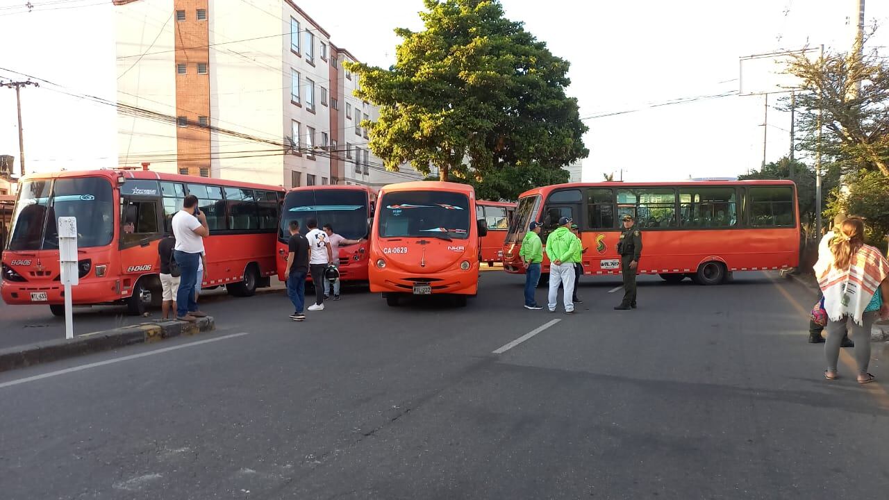 Paro en Ibagué. Foto: Tomada de redes sociales