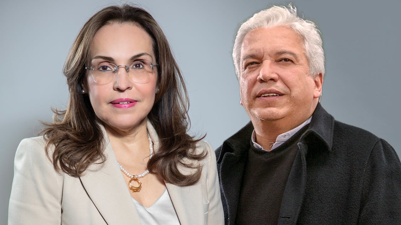 Viviane Morales y Carlos Alonso Lucio.