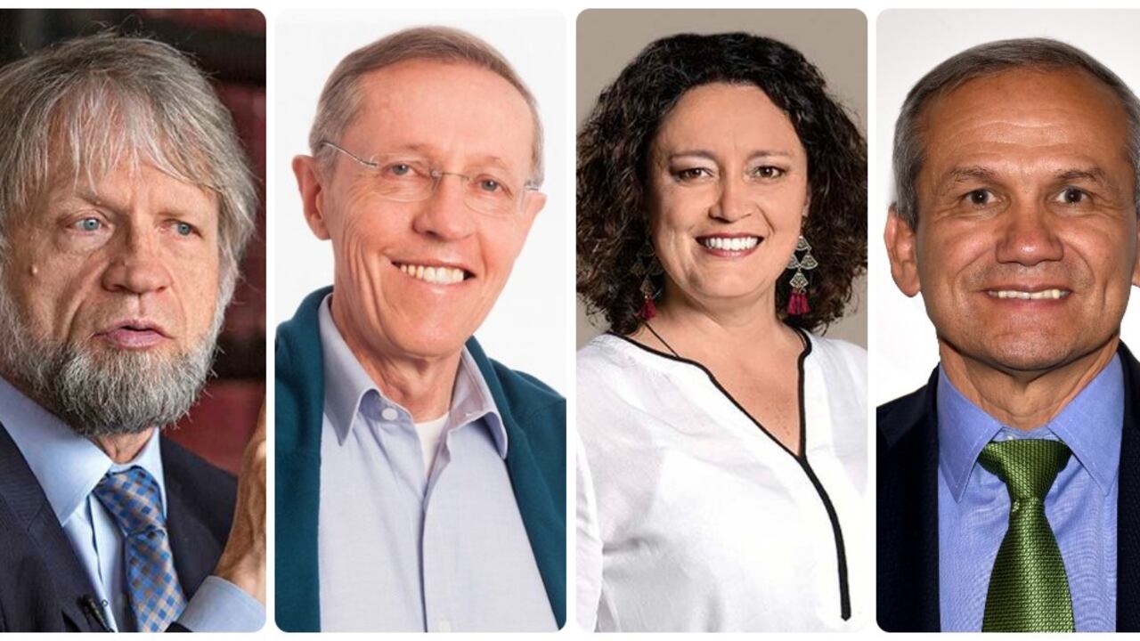 Antanas Mockus, Antonio Navarro, Angélica Lozano y Carlos Ramón González.