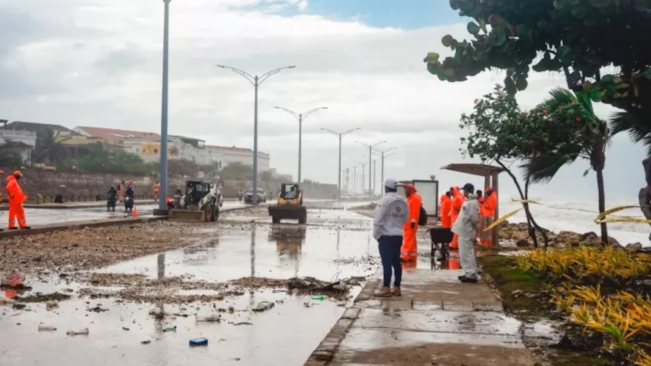 Cartagena completa más de 48 horas de atención por las emergencias provocadas por el frente frío.