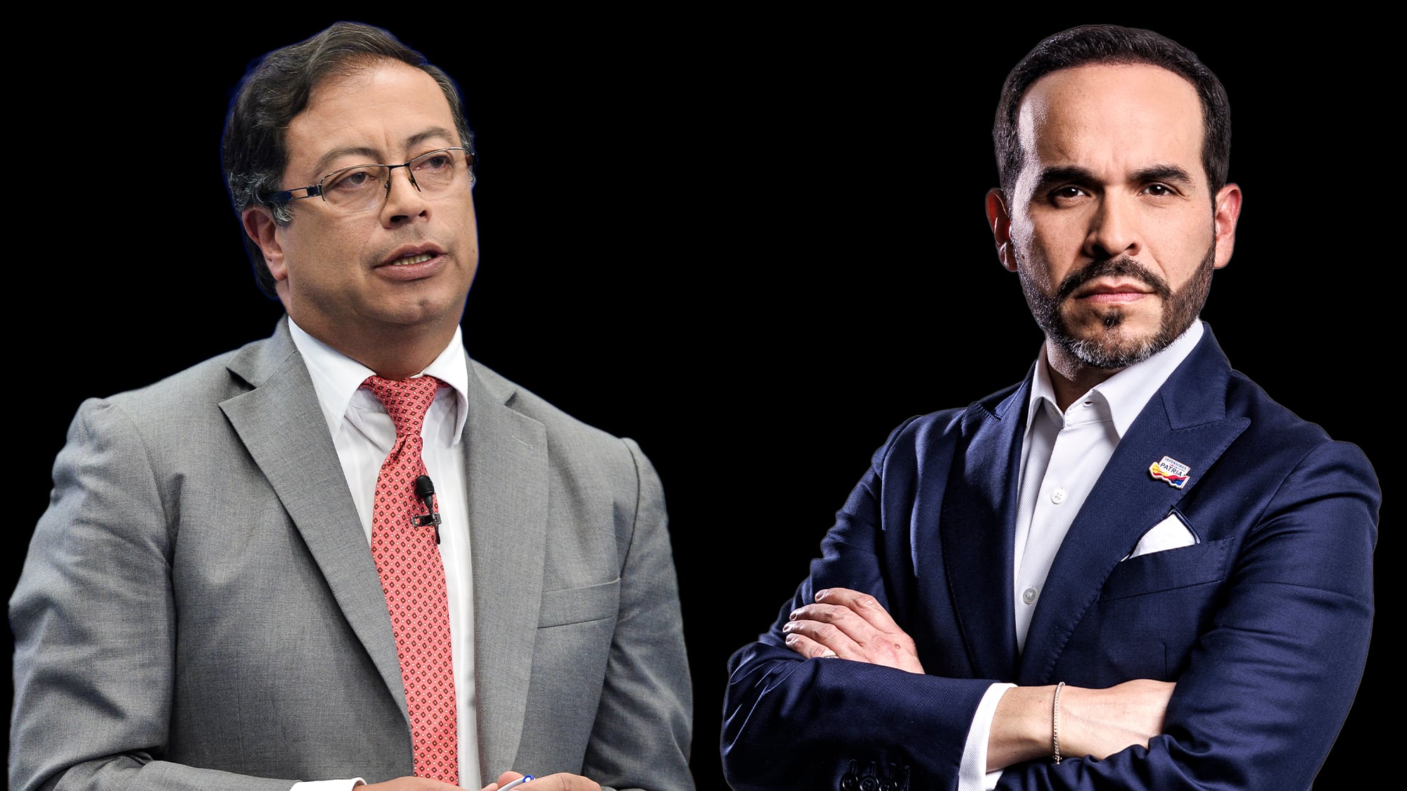 Gustavo Petro y Abelardo de la Espriella.