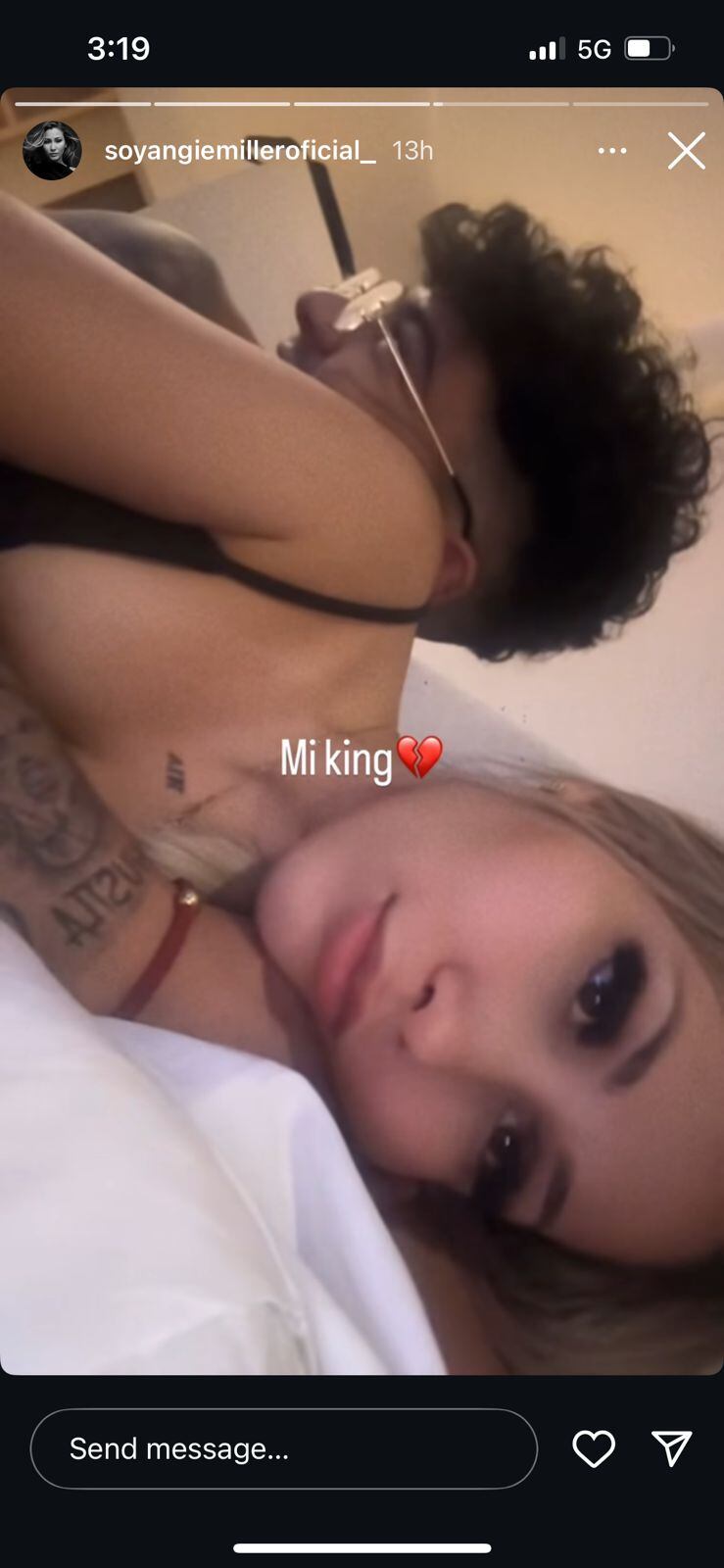 Angie Miller compartió un video con B King y demostró la tierna relación que llevaban.