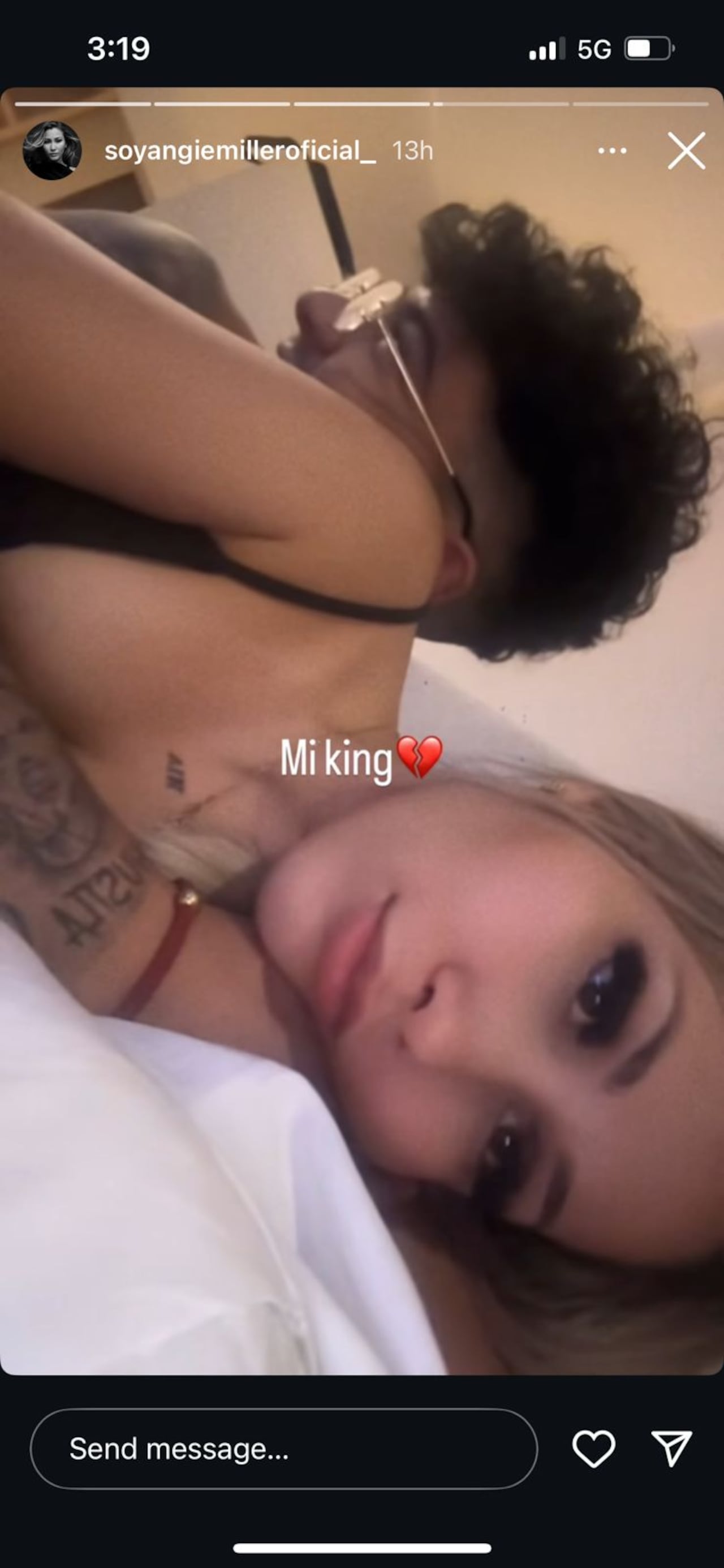 Angie Miller compartió un video con B King y demostró la tierna relación que llevaban.