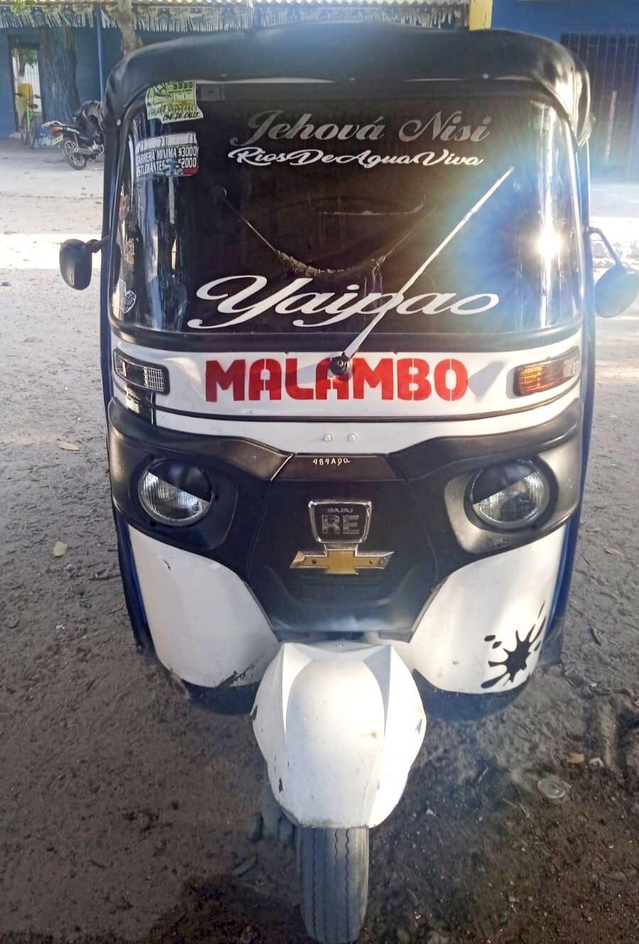 Así deberían quedar los motocarros en Malambo.