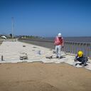 Alcalde Jaime Pumarejo inspeccionó el avance de los trabajos que se ejecutan en el nuevo sector